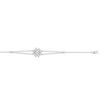 Bracelet or 750 blanc diamant