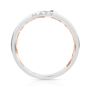 Bague Vesontio 2 ors 750 diamants 0,06 carat