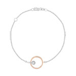 Bracelet Vesontio 2 ors 750 diamant