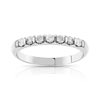 Alliance demi-tour or 750 blanc diamant