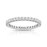Alliance or 750 blanc diamant