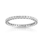 Alliance or 750 blanc diamant