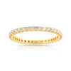 Alliance or 750 jaune diamant