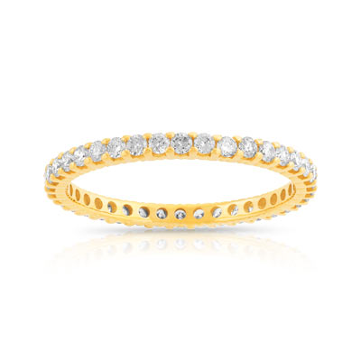 Alliance or 750 jaune diamant
