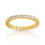 Alliance or 750 jaune diamant