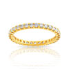 Alliance or 750 jaune diamant