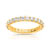 Alliance or 750 jaune diamant