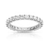 Alliance or 750 blanc diamants