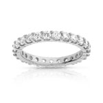Alliance or 750 blanc diamants