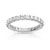 Alliance or 750 blanc diamants