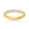 Alliance or 750 jaune diamant