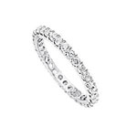 Alliance or 750 blanc diamant