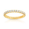 Alliance or 750 jaune diamant