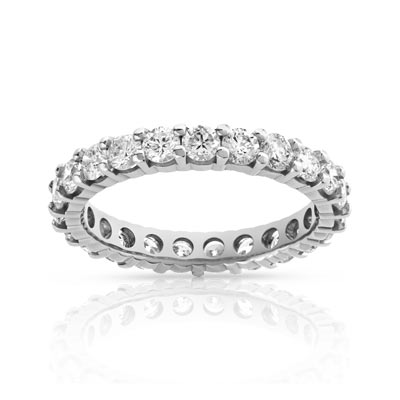 Alliance or 750 blanc diamant
