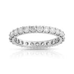 Alliance or 750 blanc diamant
