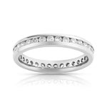 Alliance or 750 blanc diamant