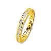 Alliance or 750 jaune diamant