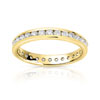 Alliance or 750 jaune diamant