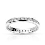 Alliance or 750 blanc diamant