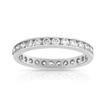 Alliance or 750 blanc diamant