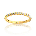 Alliance or 750 jaune diamant