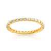 Alliance or 750 jaune diamant