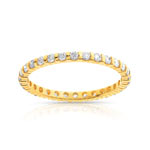 Alliance or 750 jaune diamant