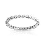 Alliance or 750 blanc diamant
