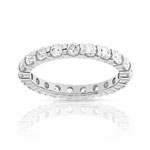 Alliance or 750 blanc diamant
