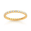 Alliance or 750 jaune diamant