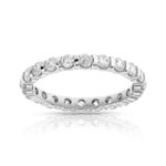 Alliance or 750 blanc diamant
