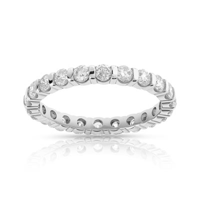 Alliance or 750 blanc diamant