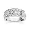Bague or 750 blanc diamant