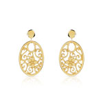 Boucles d&rsquo;oreilles or 375 jaune