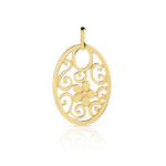 Pendentif or 375 jaune