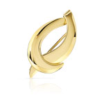 Broche or 375 jaune