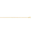 Chaine maille marine or 375 jaune 45 cm