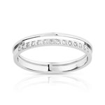 Alliance or 375 blanc diamant