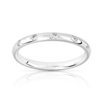 Alliance or 375 blanc diamant