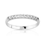 Alliance or 375 blanc diamant