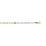 Bracelet or 375 jaune pierres fines