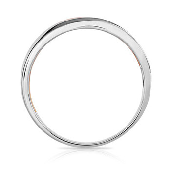 Bague 2 ors 375 double anneau diamants