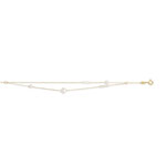 Bracelet or 375 jaune perle de culture de Chine