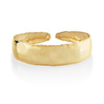 Bracelet manchette or 375 jaune