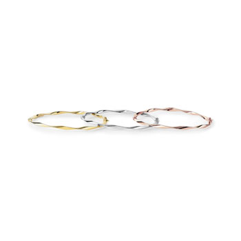 Ensemble 3 bracelets 3 ors 375 torsadés