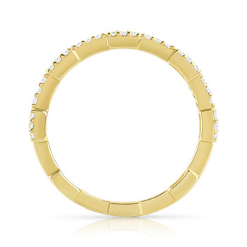 Bague or 375 jaune diamant