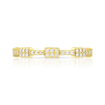 Bague or 375 jaune diamant