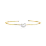 Bracelet 2 ors 375 diamant