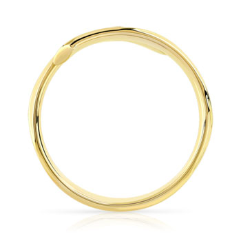 Bague or 375 jaune