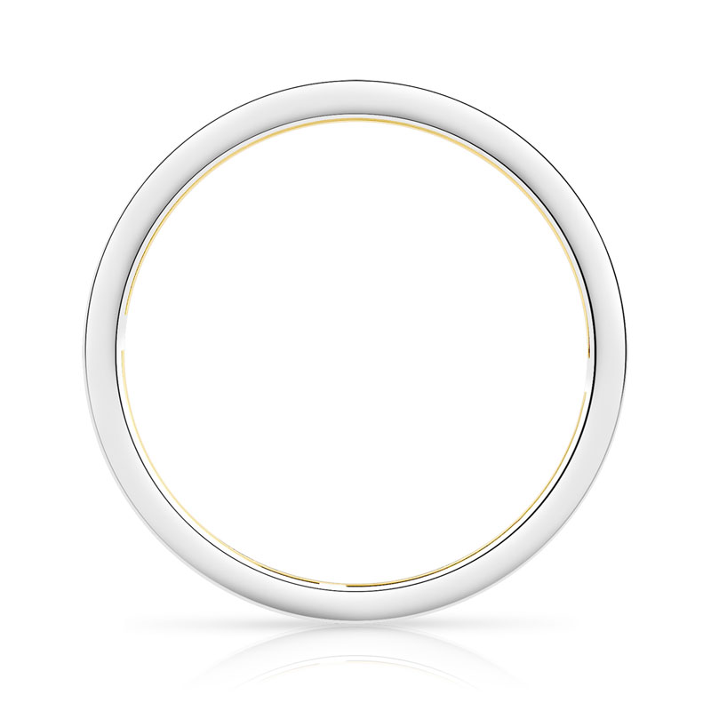 Bague 2 ors 375 diamant - vue 2